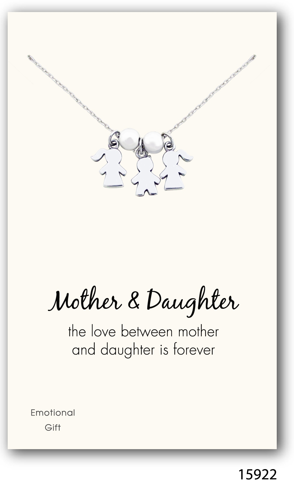 Mother&Daughter silver pendant